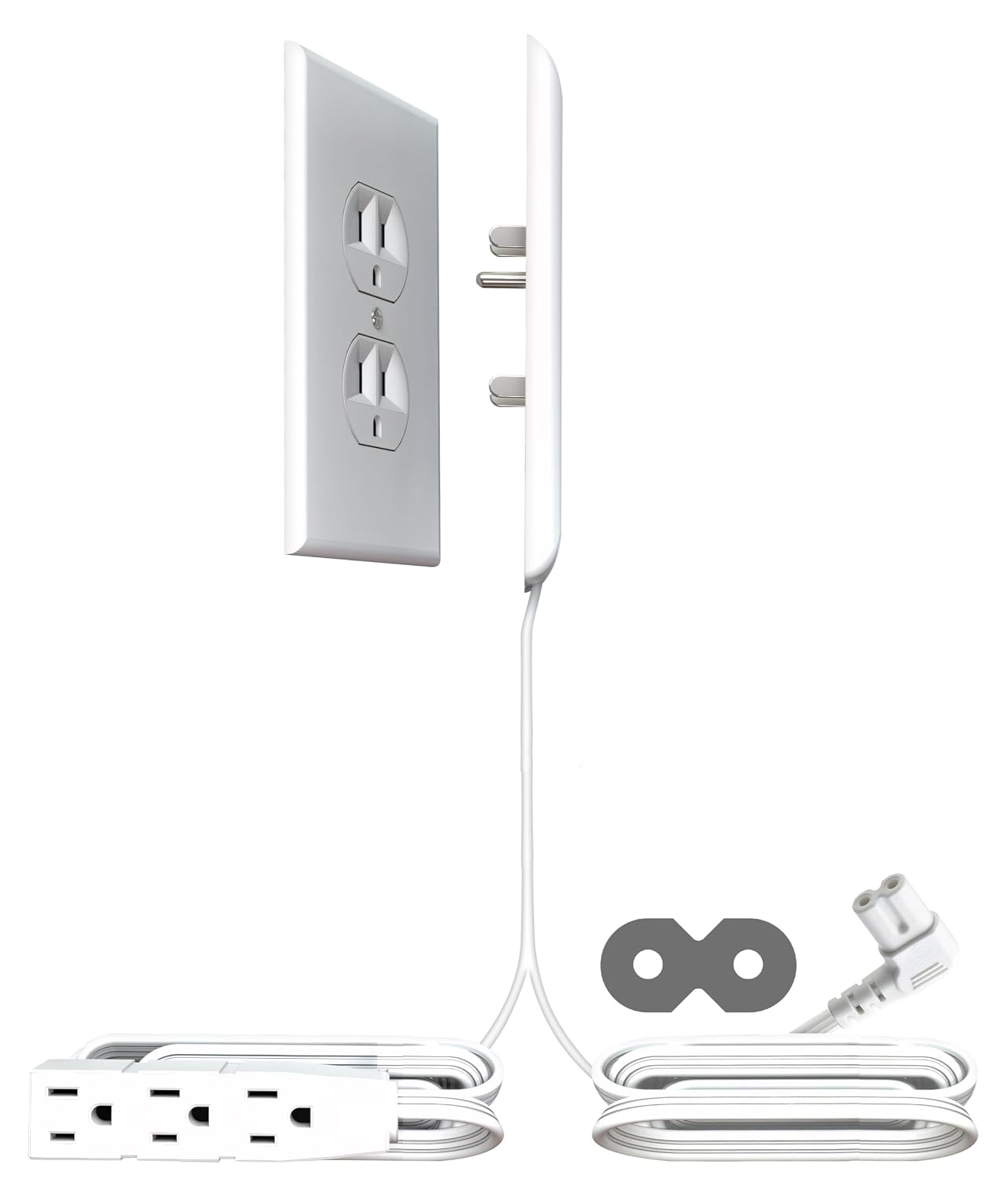 5-Foot Angled C7 TV Cord Kit