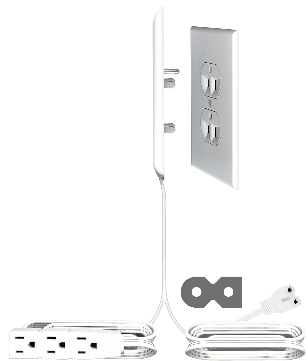 5-Foot Polarized C7 TV Cord Kit for Inverted Outlets